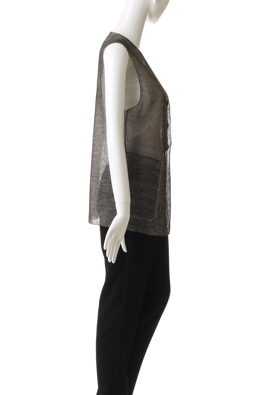 【エリオポール/heliopole】の【boussole】シアーニットベスト 人気、トレンドファッション・服の通販 founy(ファニー) 　ファッション　Fashion　レディースファッション　Fashion for Women　トップス・カットソー　Cut & Sew Tops　ニット　Knit Tops & Sweaters　ベスト&ジレ / 重ね着スタイル　Vests & Gilets　カジュアルプルオーバー・ニットトップス　Pullovers & Knit Tops / Casual Pullovers　シンプル　Simple, Minimal　トレンド　Trend, Trending Now　リネン　Linen, Linen Fabric　夏　Summer　春　Spring　S/S・春夏　SS, Spring/Summer, Warm Season　other-3|ID: prp329100004417279 ipo3291000000032945944