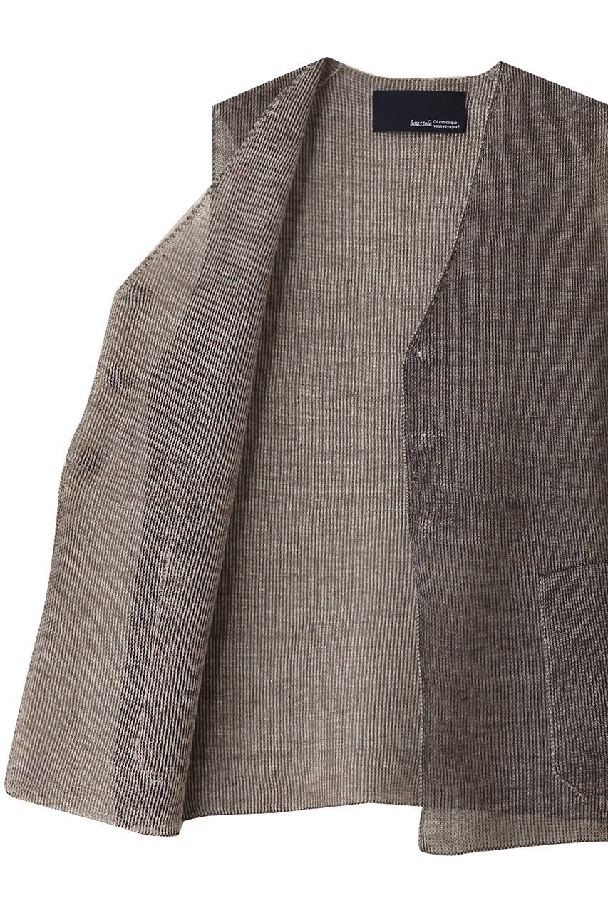 【エリオポール/heliopole】の【boussole】シアーニットベスト 人気、トレンドファッション・服の通販 founy(ファニー) 　ファッション　Fashion　レディースファッション　Fashion for Women　トップス・カットソー　Cut & Sew Tops　ニット　Knit Tops & Sweaters　ベスト&ジレ / 重ね着スタイル　Vests & Gilets　カジュアルプルオーバー・ニットトップス　Pullovers & Knit Tops / Casual Pullovers　シンプル　Simple, Minimal　トレンド　Trend, Trending Now　リネン　Linen, Linen Fabric　夏　Summer　春　Spring　S/S・春夏　SS, Spring/Summer, Warm Season　other-6|ID: prp329100004417279 ipo3291000000032945965