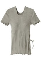 【エリオポール/heliopole】の【HAKUJI】ランダムリブブラHSプルオーバー 人気、トレンドファッション・服の通販 founy(ファニー) ファッション Fashion レディースファッション Fashion for Women トップス・カットソー Cut & Sew Tops シャツ・ブラウス・オフィスカジュアル Elegant Blouses & Button-Ups ロングTシャツ・Tシャツ Longline T-Shirts & Tees カジュアルプルオーバー・ニットトップス Pullovers & Knit Tops / Casual Pullovers カットソー・ベーシックTシャツ Cut-and-Sewn Tops / Stretch Tees & Basics インナー Innerwear カッティング Cutting Detail ショート Short, Short Length シルク Silk, 100% Silk スリーブ Sleeve, Long Sleeve / Short Sleeve フィット Fit, Slim Fit リボン Ribbon, Bow ロング Long, Long-Length thumbnail ライトグリーン|ID: prp329100004417282 ipo3291000000036029028