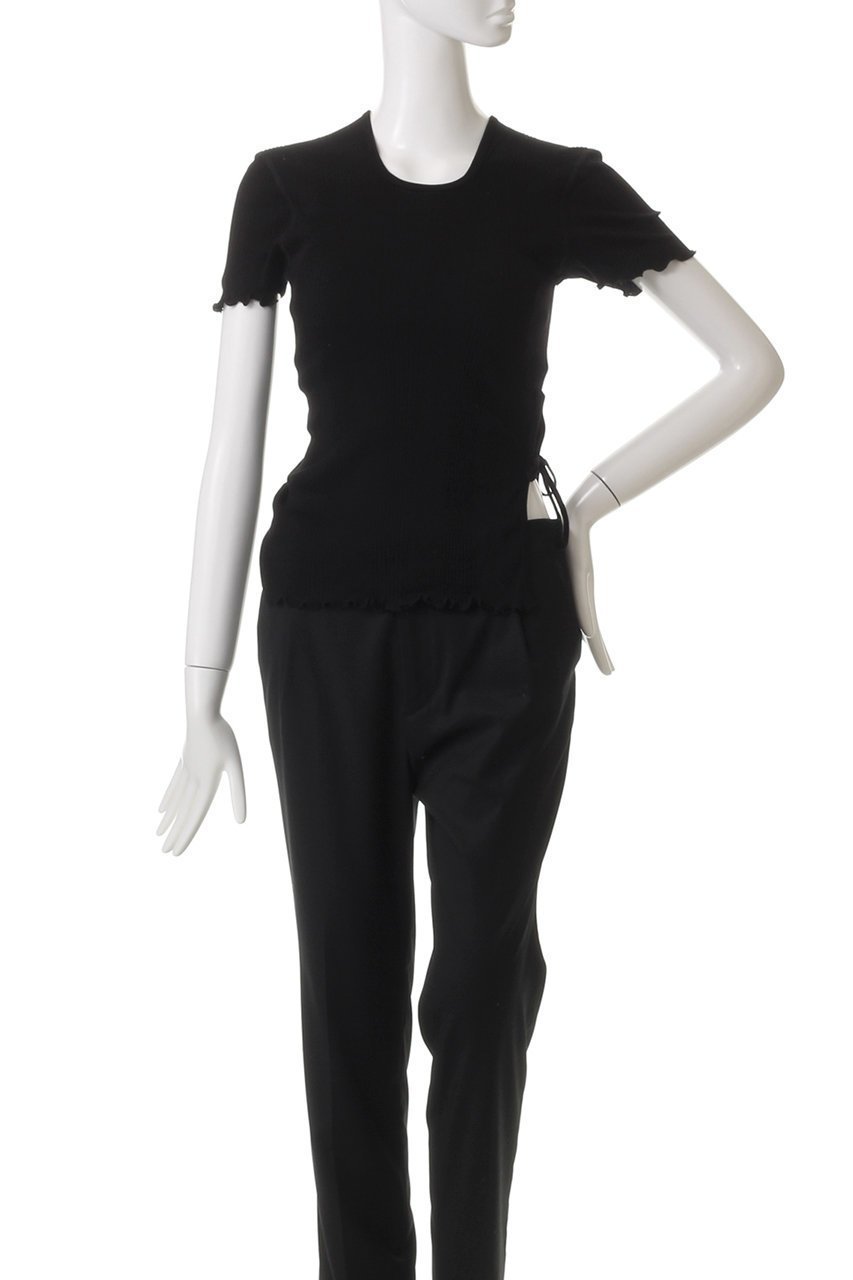 【エリオポール/heliopole】の【HAKUJI】ランダムリブブラHSプルオーバー 人気、トレンドファッション・服の通販 founy(ファニー) 　ファッション　Fashion　レディースファッション　Fashion for Women　トップス・カットソー　Cut & Sew Tops　シャツ・ブラウス・オフィスカジュアル　Elegant Blouses & Button-Ups　ロングTシャツ・Tシャツ　Longline T-Shirts & Tees　カジュアルプルオーバー・ニットトップス　Pullovers & Knit Tops / Casual Pullovers　カットソー・ベーシックTシャツ　Cut-and-Sewn Tops / Stretch Tees & Basics　インナー　Innerwear　カッティング　Cutting Detail　ショート　Short, Short Length　シルク　Silk, 100% Silk　スリーブ　Sleeve, Long Sleeve / Short Sleeve　フィット　Fit, Slim Fit　リボン　Ribbon, Bow　ロング　Long, Long-Length　other-2|ID: prp329100004417282 ipo3291000000036029029