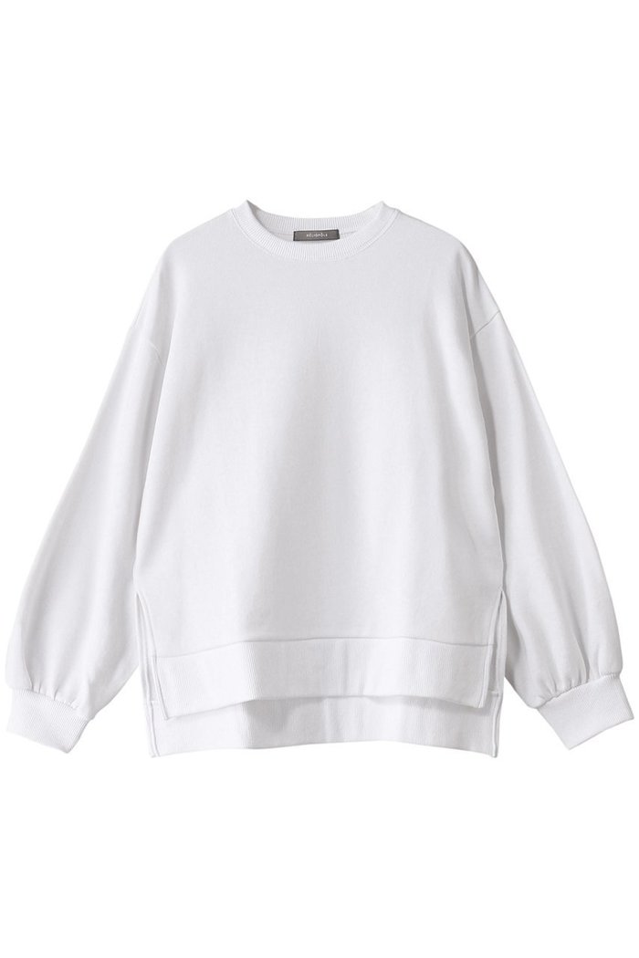 【エリオポール/heliopole】のサイドスリットスウェットシャツ インテリア・キッズ・メンズ・レディースファッション・服の通販 founy(ファニー) https://founy.com/ ファッション Fashion レディースファッション Fashion for Women トップス・カットソー Cut & Sew Tops シャツ・ブラウス・オフィスカジュアル Elegant Blouses & Button-Ups レディースパーカー・カジュアルフーディー Casual Hoodies & Sweatshirts ロングTシャツ・Tシャツ Longline T-Shirts & Tees スウェット・クルーネックトップス Sweatshirts & Crewnecks / Relaxed Fit Sweat Tops カットソー・ベーシックTシャツ Cut-and-Sewn Tops / Stretch Tees & Basics スリット Slit, Slit Detail バランス Balance, Style Balance ベーシック Basic, Essential ボトム Bottoms, Lower Wear 定番 Standard, Basic Item |ID: prp329100004417285 ipo3291000000035061457