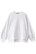 【エリオポール/heliopole】のサイドスリットスウェットシャツ 人気、トレンドファッション・服の通販 founy(ファニー) ファッション Fashion レディースファッション Fashion for Women トップス・カットソー Cut & Sew Tops シャツ・ブラウス・オフィスカジュアル Elegant Blouses & Button-Ups レディースパーカー・カジュアルフーディー Casual Hoodies & Sweatshirts ロングTシャツ・Tシャツ Longline T-Shirts & Tees スウェット・クルーネックトップス Sweatshirts & Crewnecks / Relaxed Fit Sweat Tops カットソー・ベーシックTシャツ Cut-and-Sewn Tops / Stretch Tees & Basics スリット Slit, Slit Detail バランス Balance, Style Balance ベーシック Basic, Essential ボトム Bottoms, Lower Wear 定番 Standard, Basic Item thumbnail ホワイト|ID: prp329100004417285 ipo3291000000035061458