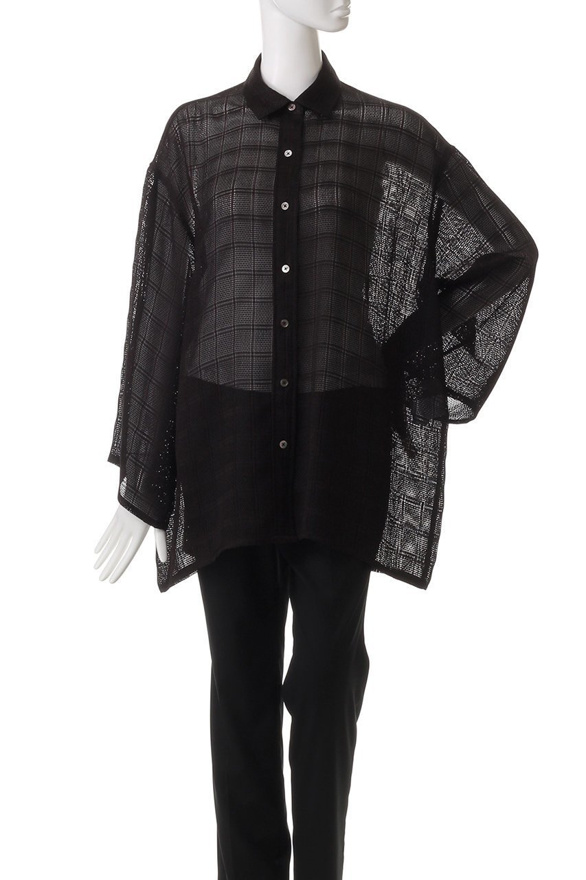 【エリオポール/heliopole】のLENOクロスシャツ 人気、トレンドファッション・服の通販 founy(ファニー) 　ファッション　Fashion　レディースファッション　Fashion for Women　トップス・カットソー　Cut & Sew Tops　シャツ・ブラウス・オフィスカジュアル　Elegant Blouses & Button-Ups　インナー　Innerwear　スリーブ　Sleeve, Long Sleeve / Short Sleeve　ロング　Long, Long-Length　夏　Summer　定番　Standard, Basic Item　other-2|ID: prp329100004417286 ipo3291000000032857249