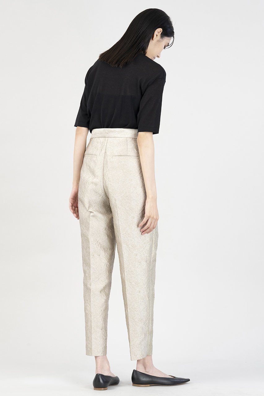 【エステータ/esteta】のシャイニージャカード パンツ 人気、トレンドファッション・服の通販 founy(ファニー) 　ファッション　Fashion　レディースファッション　Fashion for Women　パンツ　Pants & Trousers　シャイニー　Shiny, Glossy Finish　シンプル　Simple, Minimal　ジャカード／ジャガード　Jacquard, Woven Pattern　other-7|ID: prp329100004417290 ipo3291000000032809797