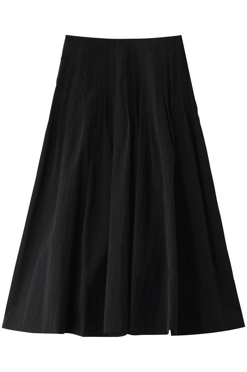 【エステータ/esteta】のエンシュクライト ピンタック フレアスカート インテリア・キッズ・メンズ・レディースファッション・服の通販 founy(ファニー) 　ファッション　Fashion　レディースファッション　Fashion for Women　スカート　Skirts　Aライン・フレアスカート　A-Line & Flared Skirts　ロングスカート　Long Skirts / Maxi & Midi Skirts　エレガント 上品　Elegant　フォーマル　Formal, Dressy　フレア　Flare, Flared　ロング　Long, Long-Length　再入荷　Restock / Back in Stock　ブラック|ID: prp329100004417292 ipo3291000000035052167