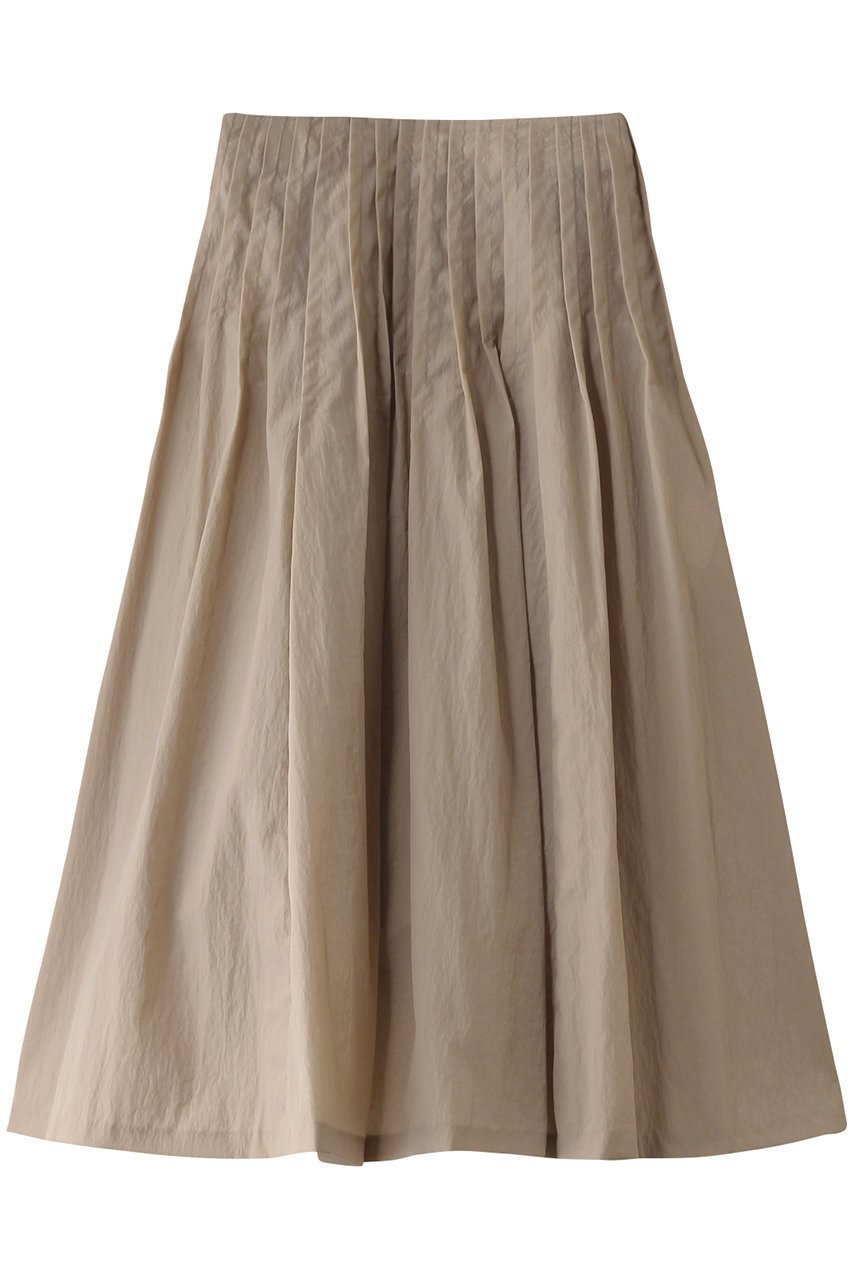 【エステータ/esteta】のエンシュクライト ピンタック フレアスカート インテリア・キッズ・メンズ・レディースファッション・服の通販 founy(ファニー) 　ファッション　Fashion　レディースファッション　Fashion for Women　スカート　Skirts　Aライン・フレアスカート　A-Line & Flared Skirts　ロングスカート　Long Skirts / Maxi & Midi Skirts　エレガント 上品　Elegant　フォーマル　Formal, Dressy　フレア　Flare, Flared　ロング　Long, Long-Length　再入荷　Restock / Back in Stock　ベージュ|ID: prp329100004417292 ipo3291000000035052169