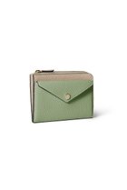 【ボナベンチュラ/BONAVENTURA】のエンベロープミニジップウォレット グレージュ×アトモスグリーン|ID: prp329100004417296 ipo3291000000032783079