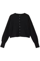 【ハー/HER.】のハイツイストコットンクロップドカーディガン ブラック|ID: prp329100004417303 ipo3291000000032867270