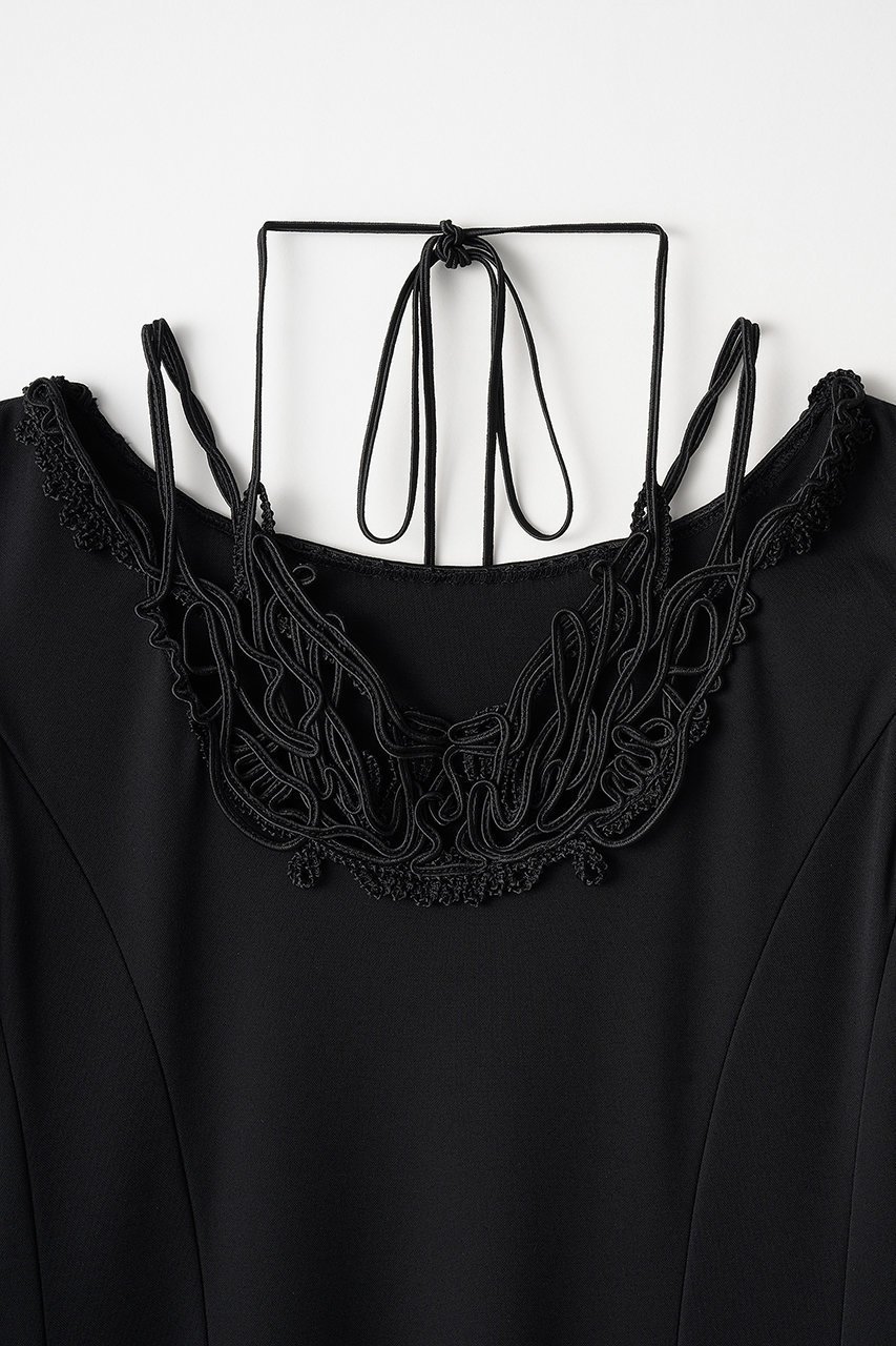 【ミューラル/MURRAL】のVine embroidered ジャージードレス 人気、トレンドファッション・服の通販 founy(ファニー) 　ファッション　Fashion　レディースファッション　Fashion for Women　ワンピース　Dresses　フォーマル・パーティードレス・結婚式用ドレス　Elegant & Casual Dresses　チュニック　Tunic Tops & Dresses　なめらか　Smooth, Silky Texture　オケージョン　Occasion Wear　シェイプ　Shape, Slim Fit　ジュエリー　Jewelry, Accessories　チュニック　Tunic, Long Top　ドレス　Dress, One-Piece　マーメイド　Mermaid, Fishtail Silhouette　ロング　Long, Long-Length　other-3|ID: prp329100004418867 ipo3291000000032867556