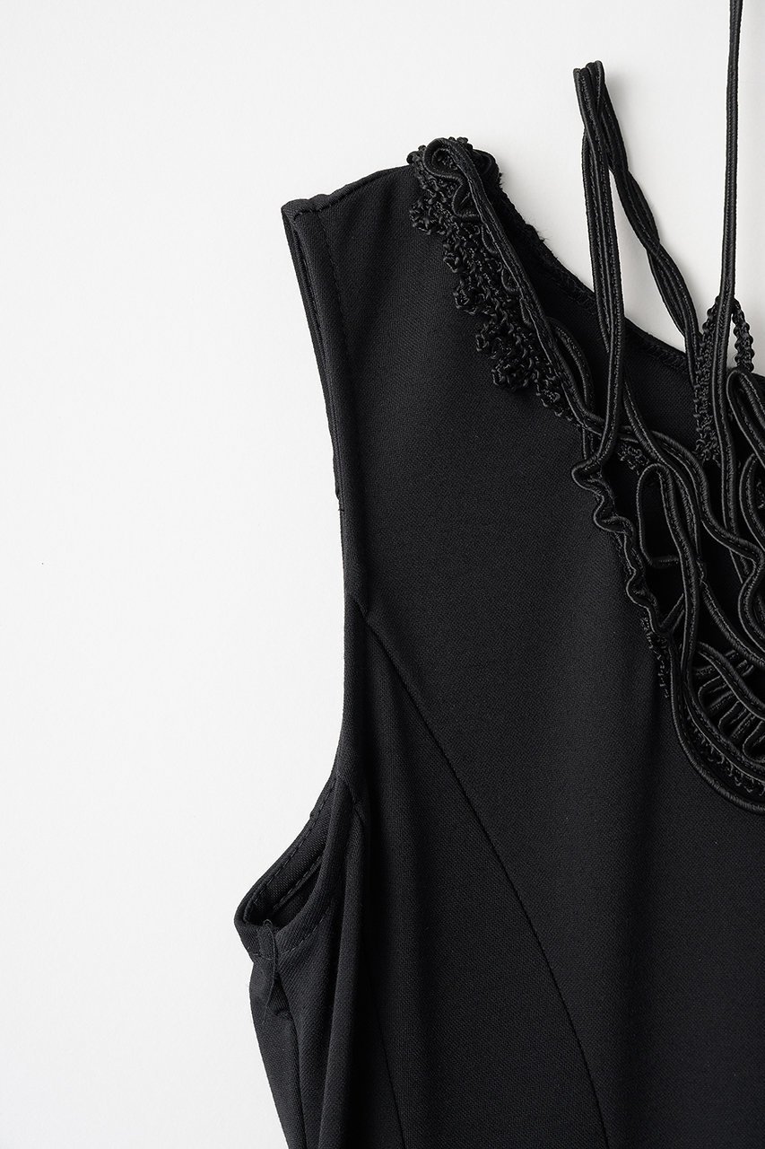 【ミューラル/MURRAL】のVine embroidered ジャージードレス 人気、トレンドファッション・服の通販 founy(ファニー) 　ファッション　Fashion　レディースファッション　Fashion for Women　ワンピース　Dresses　フォーマル・パーティードレス・結婚式用ドレス　Elegant & Casual Dresses　チュニック　Tunic Tops & Dresses　なめらか　Smooth, Silky Texture　オケージョン　Occasion Wear　シェイプ　Shape, Slim Fit　ジュエリー　Jewelry, Accessories　チュニック　Tunic, Long Top　ドレス　Dress, One-Piece　マーメイド　Mermaid, Fishtail Silhouette　ロング　Long, Long-Length　other-4|ID: prp329100004418867 ipo3291000000032867561