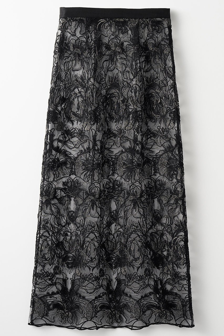 【ミューラル/MURRAL】のSeem flower lace スカート 人気、トレンドファッション・服の通販 founy(ファニー) 　ファッション　Fashion　レディースファッション　Fashion for Women　スカート　Skirts　ロングスカート　Long Skirts / Maxi & Midi Skirts　2025年　2025　2025春夏・S/S　Spring/Summer 2025 SS25　オケージョン　Occasion Wear　コレクション　Collection, Seasonal Line　ジャケット　Jacket, Outerwear　ストレート　Straight, Straight Cut　セットアップ　Set-Up, Coordinated Outfit　レース　Lace, Lace Fabric　ロング　Long, Long-Length　other-3|ID: prp329100004418868 ipo3291000000032851645