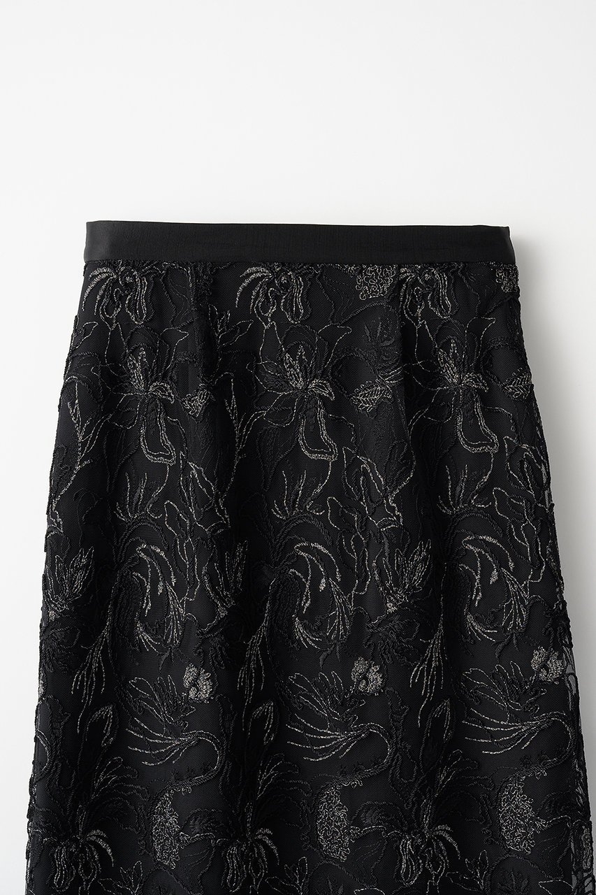 【ミューラル/MURRAL】のSeem flower lace スカート 人気、トレンドファッション・服の通販 founy(ファニー) 　ファッション　Fashion　レディースファッション　Fashion for Women　スカート　Skirts　ロングスカート　Long Skirts / Maxi & Midi Skirts　2025年　2025　2025春夏・S/S　Spring/Summer 2025 SS25　オケージョン　Occasion Wear　コレクション　Collection, Seasonal Line　ジャケット　Jacket, Outerwear　ストレート　Straight, Straight Cut　セットアップ　Set-Up, Coordinated Outfit　レース　Lace, Lace Fabric　ロング　Long, Long-Length　other-4|ID: prp329100004418868 ipo3291000000032851653