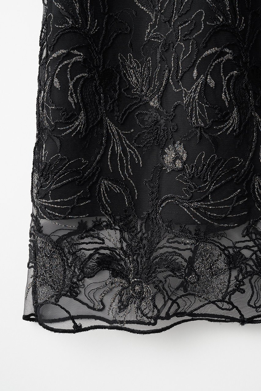 【ミューラル/MURRAL】のSeem flower lace スカート 人気、トレンドファッション・服の通販 founy(ファニー) 　ファッション　Fashion　レディースファッション　Fashion for Women　スカート　Skirts　ロングスカート　Long Skirts / Maxi & Midi Skirts　2025年　2025　2025春夏・S/S　Spring/Summer 2025 SS25　オケージョン　Occasion Wear　コレクション　Collection, Seasonal Line　ジャケット　Jacket, Outerwear　ストレート　Straight, Straight Cut　セットアップ　Set-Up, Coordinated Outfit　レース　Lace, Lace Fabric　ロング　Long, Long-Length　other-5|ID: prp329100004418868 ipo3291000000032851659