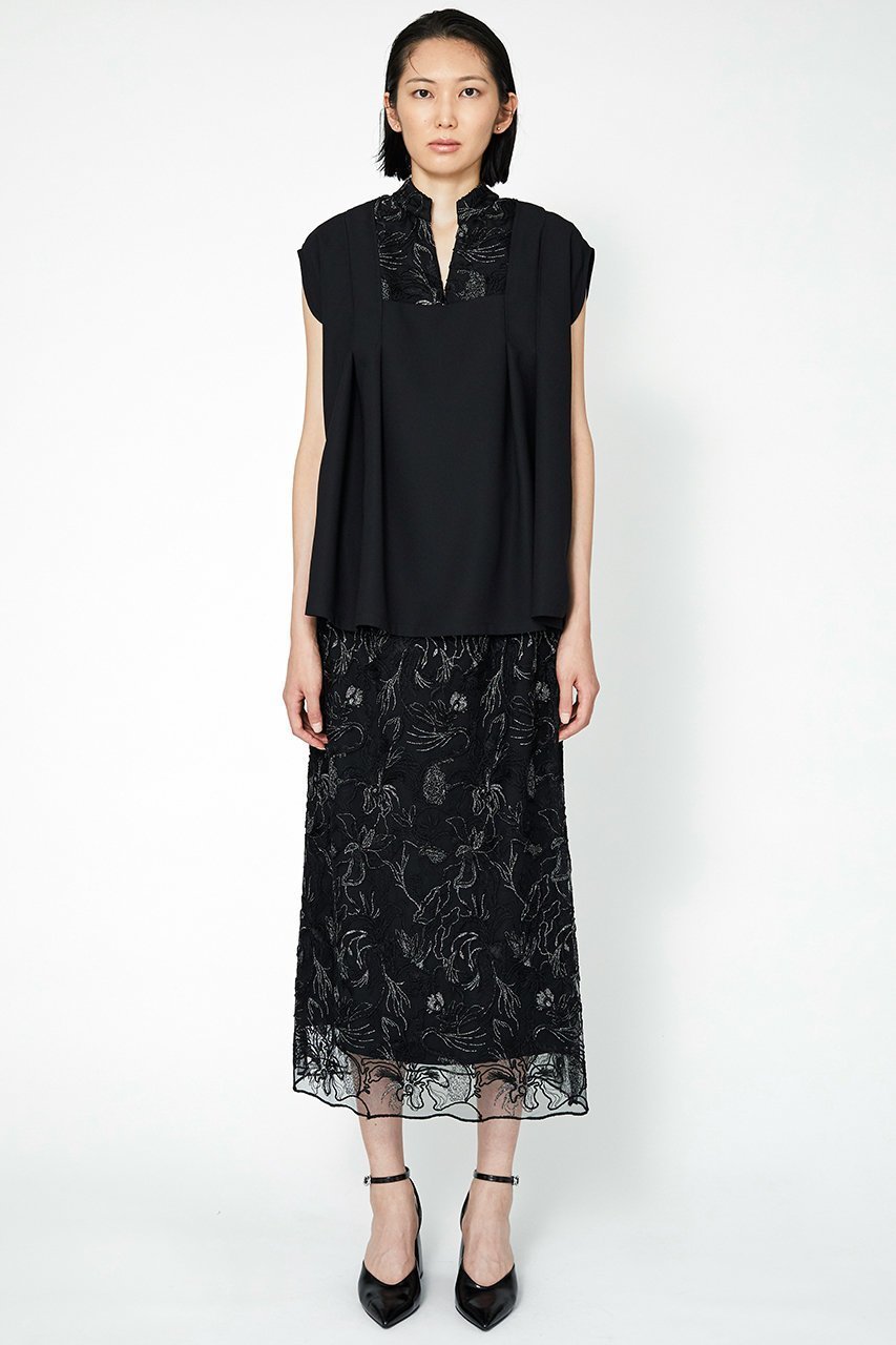 【ミューラル/MURRAL】のSeem flower lace スカート 人気、トレンドファッション・服の通販 founy(ファニー) 　ファッション　Fashion　レディースファッション　Fashion for Women　スカート　Skirts　ロングスカート　Long Skirts / Maxi & Midi Skirts　2025年　2025　2025春夏・S/S　Spring/Summer 2025 SS25　オケージョン　Occasion Wear　コレクション　Collection, Seasonal Line　ジャケット　Jacket, Outerwear　ストレート　Straight, Straight Cut　セットアップ　Set-Up, Coordinated Outfit　レース　Lace, Lace Fabric　ロング　Long, Long-Length　other-7|ID: prp329100004418868 ipo3291000000032851673