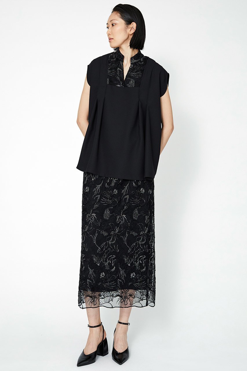 【ミューラル/MURRAL】のSeem flower lace スカート 人気、トレンドファッション・服の通販 founy(ファニー) 　ファッション　Fashion　レディースファッション　Fashion for Women　スカート　Skirts　ロングスカート　Long Skirts / Maxi & Midi Skirts　2025年　2025　2025春夏・S/S　Spring/Summer 2025 SS25　オケージョン　Occasion Wear　コレクション　Collection, Seasonal Line　ジャケット　Jacket, Outerwear　ストレート　Straight, Straight Cut　セットアップ　Set-Up, Coordinated Outfit　レース　Lace, Lace Fabric　ロング　Long, Long-Length　other-8|ID: prp329100004418868 ipo3291000000032851678