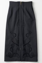 【ミューラル/MURRAL】のCucurbita embroidered スカート ブラック|ID: prp329100004418869 ipo3291000000032851699