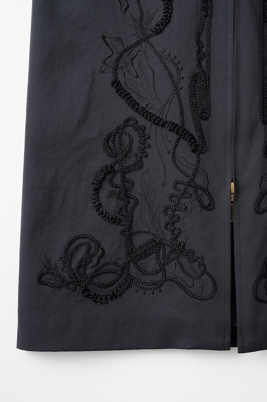 【ミューラル/MURRAL】のCucurbita embroidered スカート 人気、トレンドファッション・服の通販 founy(ファニー) 　ファッション　Fashion　レディースファッション　Fashion for Women　スカート　Skirts　ロングスカート　Long Skirts / Maxi & Midi Skirts　エレガント 上品　Elegant　ストレッチ　Stretch, Stretchy Fabric　スリット　Slit, Slit Detail　フォルム　Silhouette, Form　フロント　Front, Front Design　リネン　Linen, Linen Fabric　ロング　Long, Long-Length　吸水　Absorbent, Quick-Dry　other-5|ID: prp329100004418869 ipo3291000000032851726
