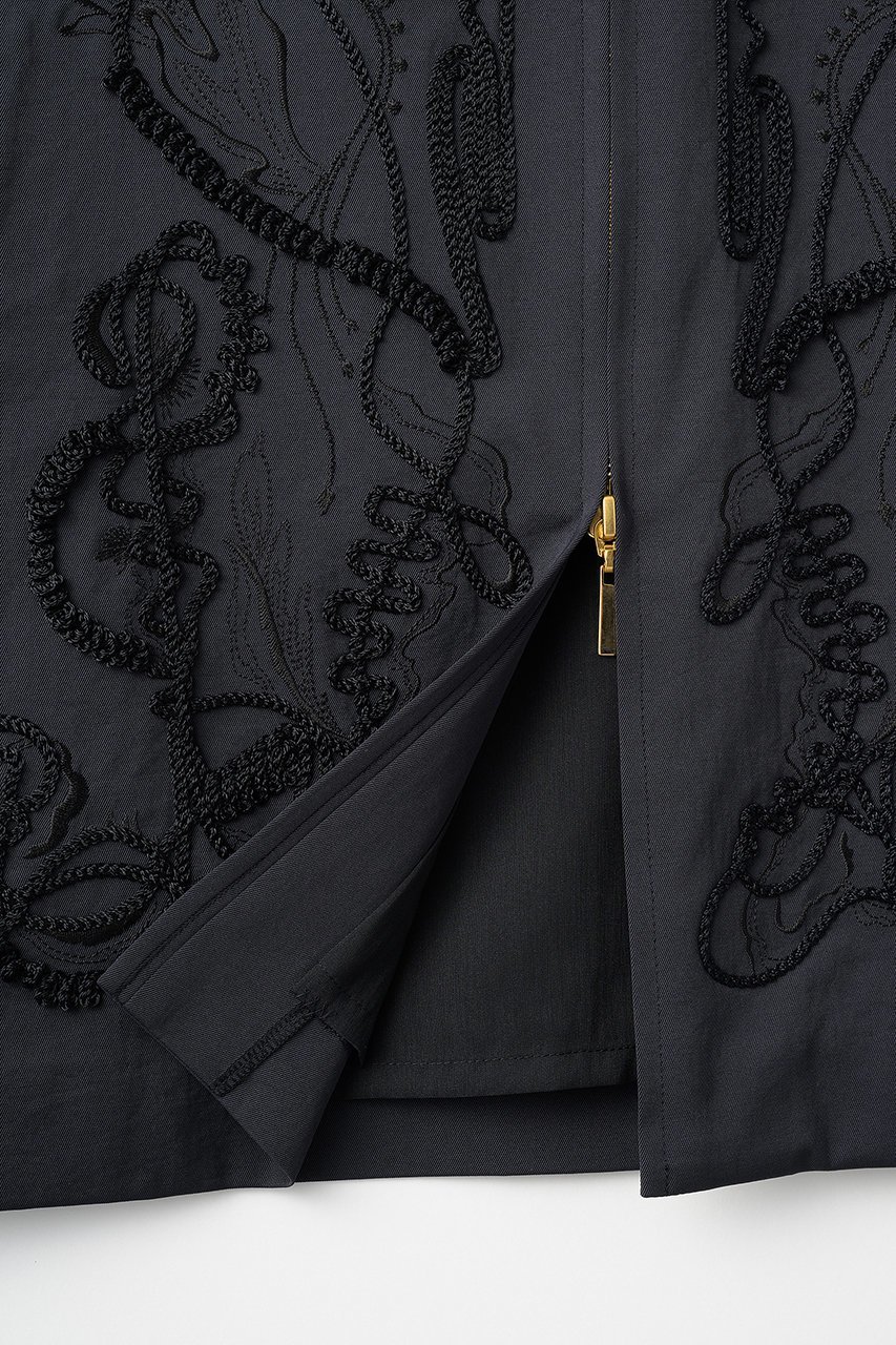 【ミューラル/MURRAL】のCucurbita embroidered スカート 人気、トレンドファッション・服の通販 founy(ファニー) 　ファッション　Fashion　レディースファッション　Fashion for Women　スカート　Skirts　ロングスカート　Long Skirts / Maxi & Midi Skirts　エレガント 上品　Elegant　ストレッチ　Stretch, Stretchy Fabric　スリット　Slit, Slit Detail　フォルム　Silhouette, Form　フロント　Front, Front Design　リネン　Linen, Linen Fabric　ロング　Long, Long-Length　吸水　Absorbent, Quick-Dry　other-6|ID: prp329100004418869 ipo3291000000032851734