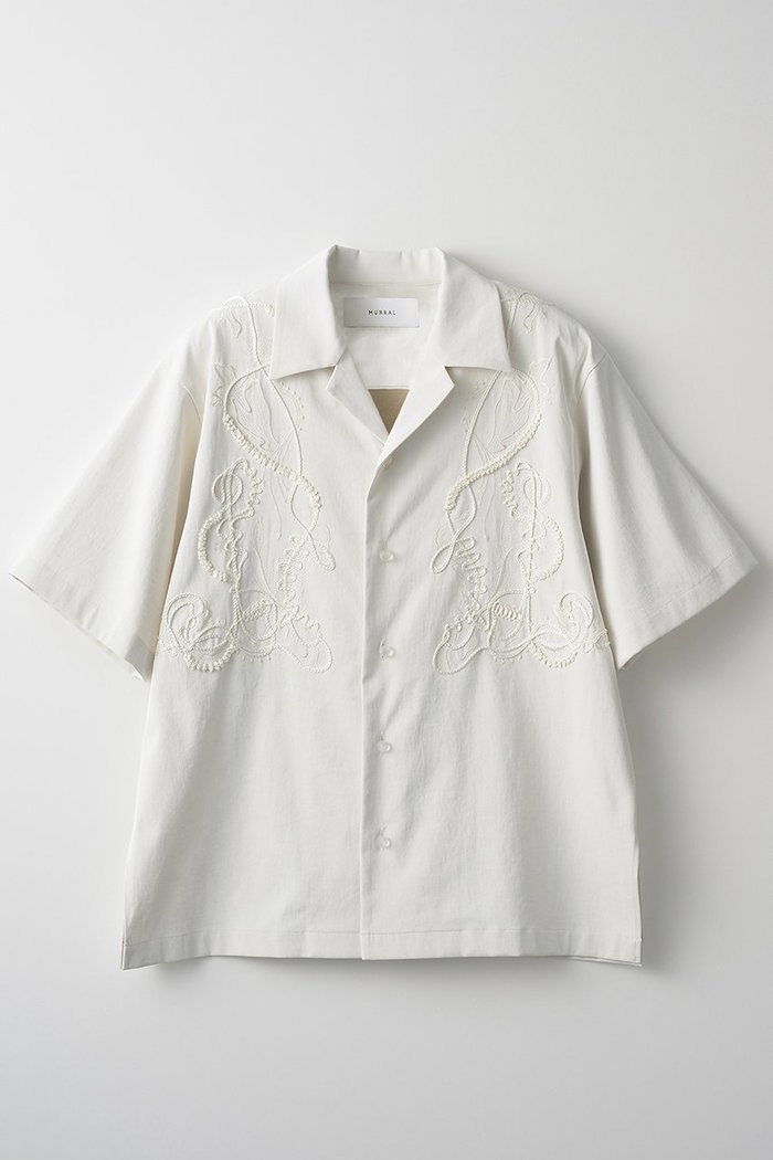 【ミューラル/MURRAL】のCucurbita embroidered シャツ インテリア・キッズ・メンズ・レディースファッション・服の通販 founy(ファニー) https://founy.com/ ファッション Fashion レディースファッション WOMEN トップス・カットソー Tops/Tshirt シャツ/ブラウス Shirts/Blouses ショート Short スリーブ Sleeve フォルム Form リネン Linen リラックス Relax 吸水 Water Absorption |ID: prp329100004418871 ipo3291000000030850694