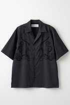 【ミューラル/MURRAL】のCucurbita embroidered シャツ 人気、トレンドファッション・服の通販 founy(ファニー) ファッション Fashion レディースファッション WOMEN トップス・カットソー Tops/Tshirt シャツ/ブラウス Shirts/Blouses ショート Short スリーブ Sleeve フォルム Form リネン Linen リラックス Relax 吸水 Water Absorption NEW・新作・新着・新入荷 New Arrivals thumbnail ブラック|ID: prp329100004418871 ipo3291000000030850696