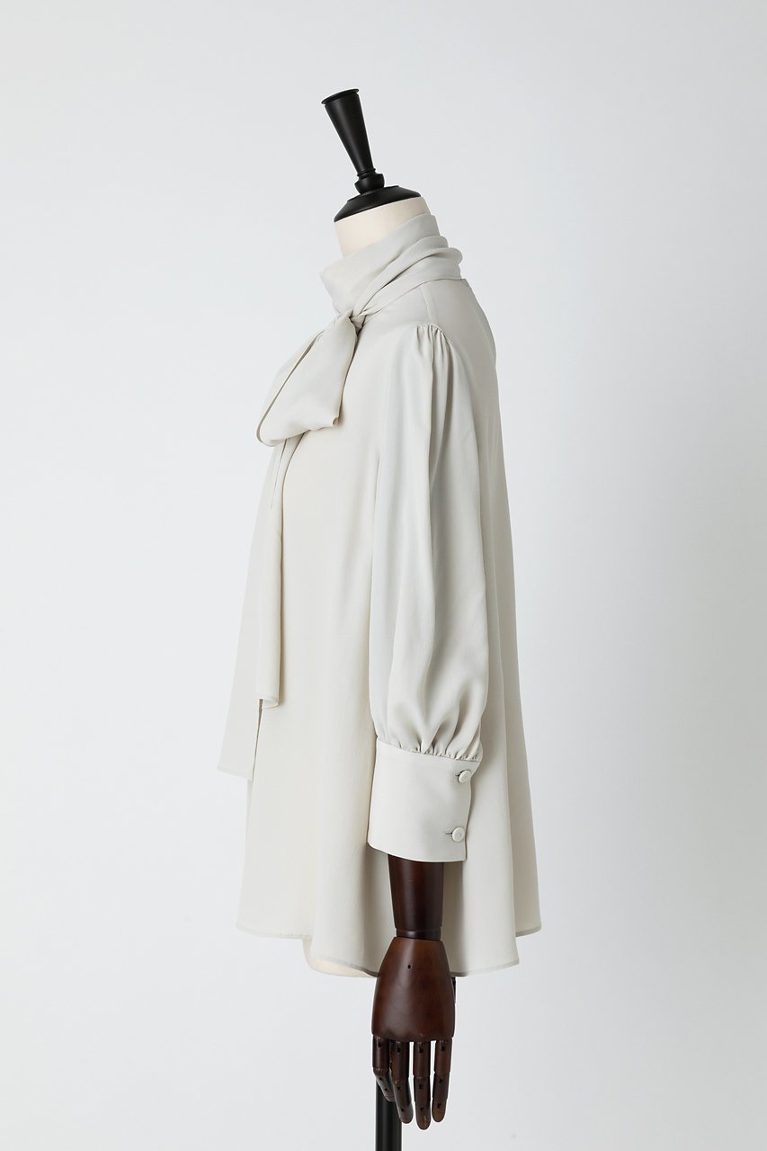 【オーヴィル/EAUVIRE】のボウタイブラウス 人気、トレンドファッション・服の通販 founy(ファニー) 　ファッション　Fashion　レディースファッション　WOMEN　トップス・カットソー　Tops/Tshirt　シャツ/ブラウス　Shirts/Blouses　シルク　Silk　ジャケット　Jacket　スリーブ　Sleeve　ロング　Long　other-2|ID: prp329100004418873 ipo3291000000031265060