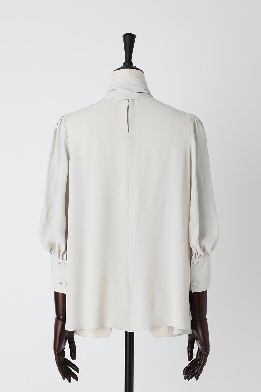 【オーヴィル/EAUVIRE】のボウタイブラウス 人気、トレンドファッション・服の通販 founy(ファニー) 　ファッション　Fashion　レディースファッション　Fashion for Women　トップス・カットソー　Cut & Sew Tops　シャツ・ブラウス・オフィスカジュアル　Elegant Blouses & Button-Ups　シルク　Silk, 100% Silk　ジャケット　Jacket, Outerwear　スリーブ　Sleeve, Long Sleeve / Short Sleeve　ロング　Long, Long-Length　other-3|ID: prp329100004418873 ipo3291000000035958219