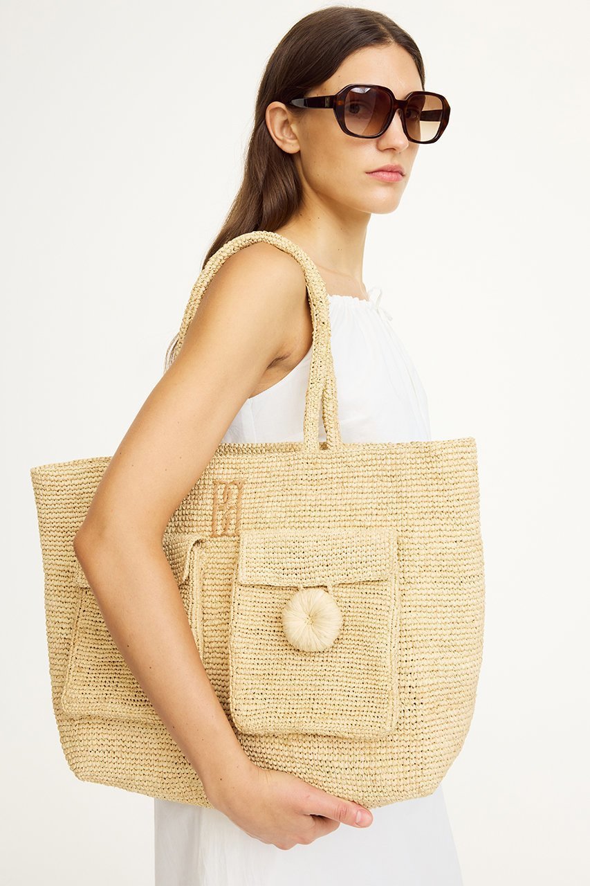 【バイ マレーネ ビルガー/BY MALENE BIRGER】のMIRAS カゴバッグ 人気、トレンドファッション・服の通販 founy(ファニー) 　ファッション　Fashion　レディースファッション　Fashion for Women　バッグ　Bags　バスケット　Basket, Basket Bag　ビーチ　Beach, Seaside　ポケット　Pocket, Pocket Detail　今季　This Season, Current Season　other-2|ID: prp329100004418877 ipo3291000000032777158