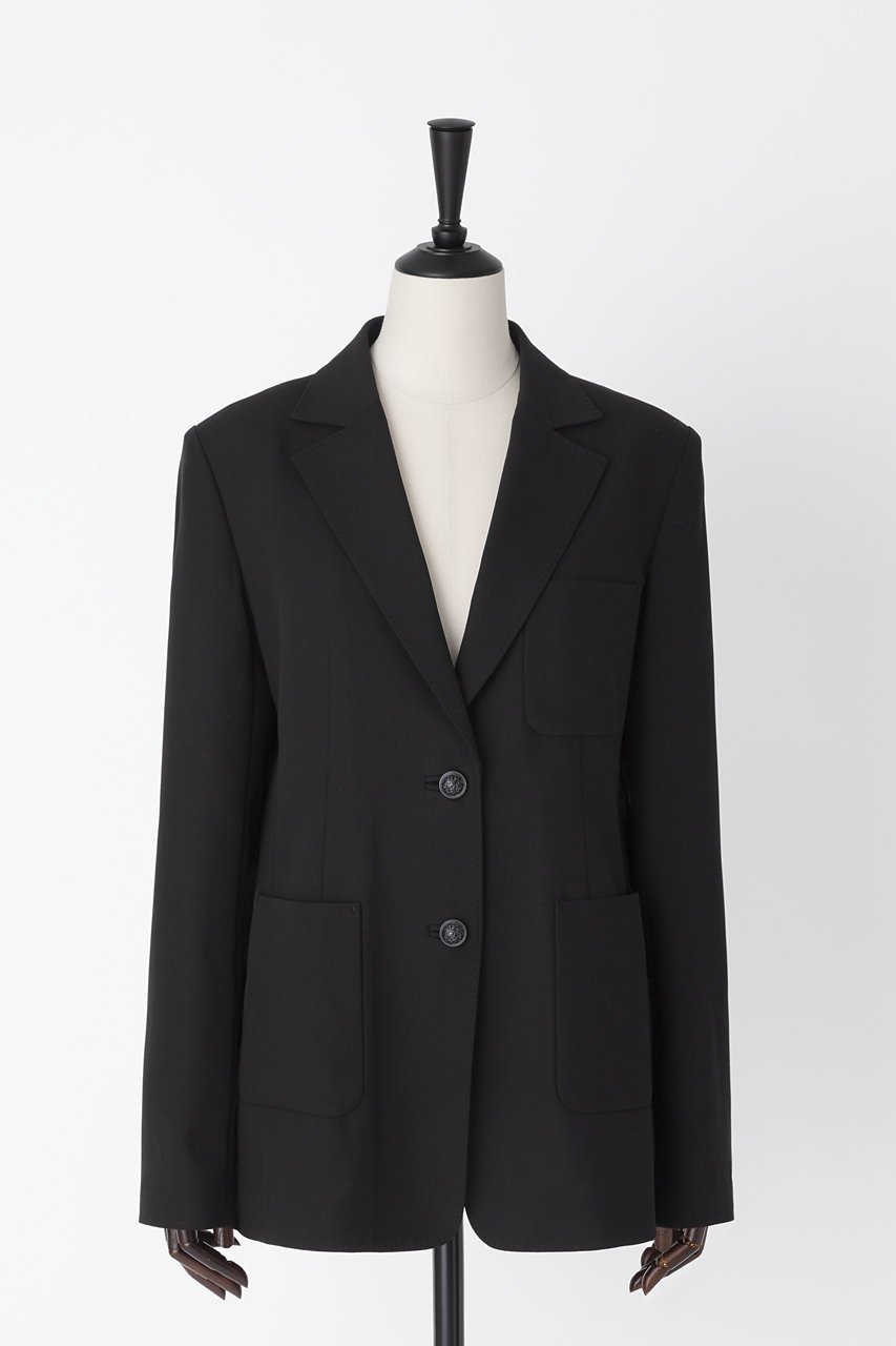 【オーヴィル/EAUVIRE】のブレザージャケット インテリア・キッズ・メンズ・レディースファッション・服の通販 founy(ファニー) 　ファッション　Fashion　レディースファッション　Fashion for Women　アウター　Coat / Outerwear Collection　レディースジャケット・軽アウター　Jackets　エレガント 上品　Elegant　ジャケット　Jacket, Outerwear　メタル　Metal, Metal Parts　日本製　Made In Japan　ブラック|ID: prp329100004418893 ipo3291000000036477865