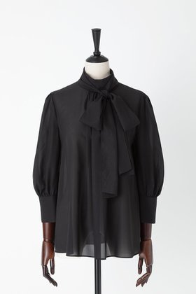 【オーヴィル/EAUVIRE】のボウタイブラウス 人気、トレンドファッション・服の通販 founy(ファニー) ファッション Fashion レディースファッション Fashion for Women トップス・カットソー Cut & Sew Tops シャツ・ブラウス・オフィスカジュアル Elegant Blouses & Button-Ups シルク Silk, 100% Silk ジャケット Jacket, Outerwear スリーブ Sleeve, Long Sleeve / Short Sleeve ロング Long, Long-Length |ID:prp329100004418895