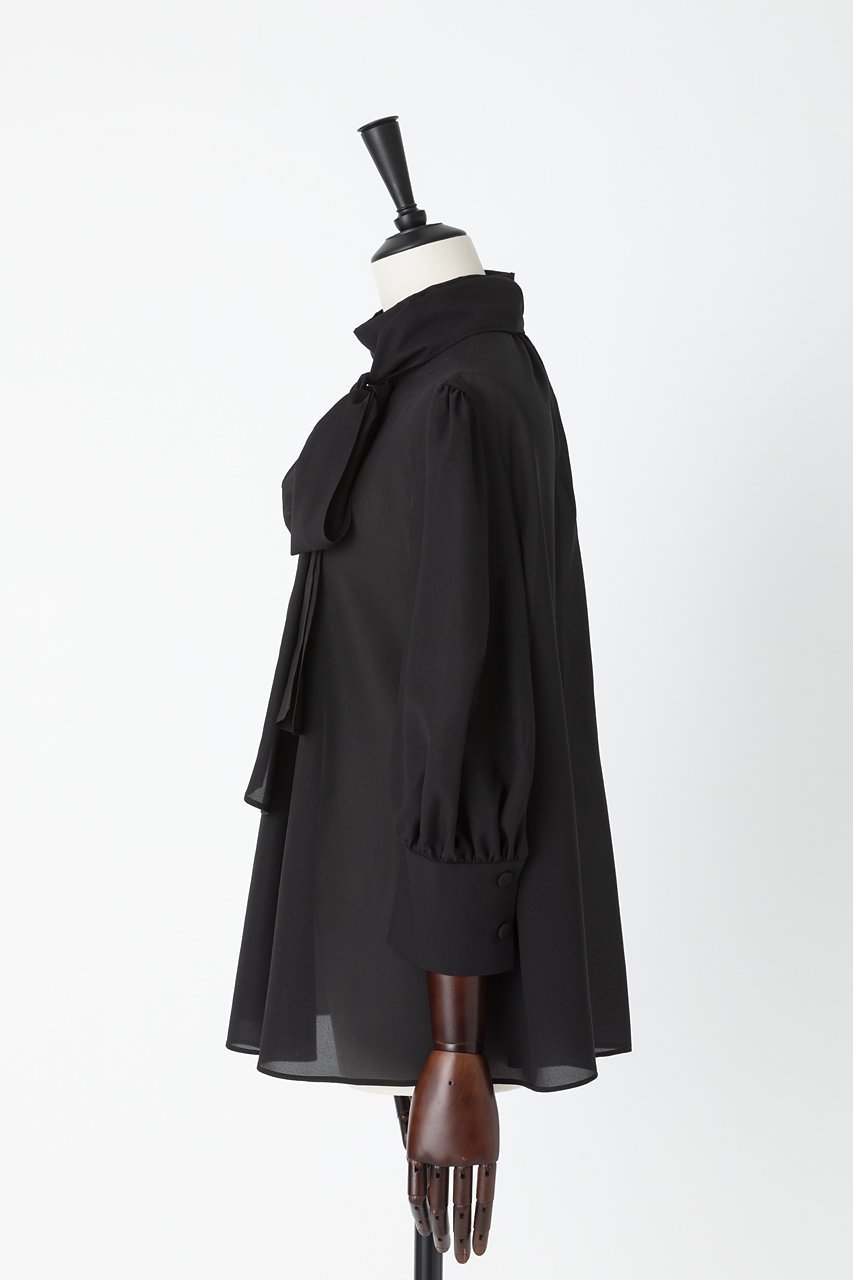 【オーヴィル/EAUVIRE】のボウタイブラウス 人気、トレンドファッション・服の通販 founy(ファニー) 　ファッション　Fashion　レディースファッション　Fashion for Women　トップス・カットソー　Cut & Sew Tops　シャツ・ブラウス・オフィスカジュアル　Elegant Blouses & Button-Ups　シルク　Silk, 100% Silk　ジャケット　Jacket, Outerwear　スリーブ　Sleeve, Long Sleeve / Short Sleeve　ロング　Long, Long-Length　other-2|ID: prp329100004418895 ipo3291000000032814469