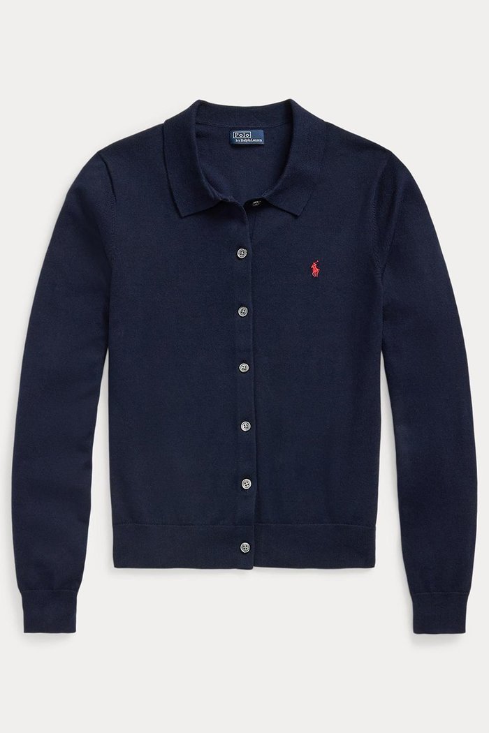 【ラルフローレン/RALPH LAUREN】の【POLO RALPH LAUREN】コットンブレンド Polo カーディガン インテリア・キッズ・メンズ・レディースファッション・服の通販 founy(ファニー) https://founy.com/ ファッション Fashion レディースファッション WOMEN トップス・カットソー Tops/Tshirt ニット Knit Tops カーディガン Cardigans おすすめ Recommend カーディガン Cardigan クラシック Classic シンプル Simple ストレート Straight フィット Fit ポロシャツ Polo Shirt 長袖 Long Sleeve |ID: prp329100004418896 ipo3291000000030850759