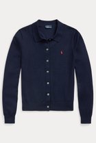 【ラルフローレン/RALPH LAUREN】の【POLO RALPH LAUREN】コットンブレンド Polo カーディガン ハンターネイビー|ID:prp329100004418896