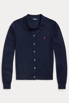 【ラルフローレン/RALPH LAUREN】 【POLO RALPH LAUREN】コットンブレンド Polo カーディガン人気、トレンドファッション・服の通販 founy(ファニー) ファッション Fashion レディースファッション Fashion for Women トップス・カットソー Cut & Sew Tops ニット Knit Tops & Sweaters カーディガン・羽織り Layered Style Cardigans おすすめ Recommended / Our Picks カーディガン Cardigan, Knitwear クラシック Classic, Timeless Style シンプル Simple, Minimal ストレート Straight, Straight Cut フィット Fit, Slim Fit ポロシャツ Polo Shirt, Collared Tee 長袖 Long Sleeve, Full Sleeve |ID:prp329100004418896