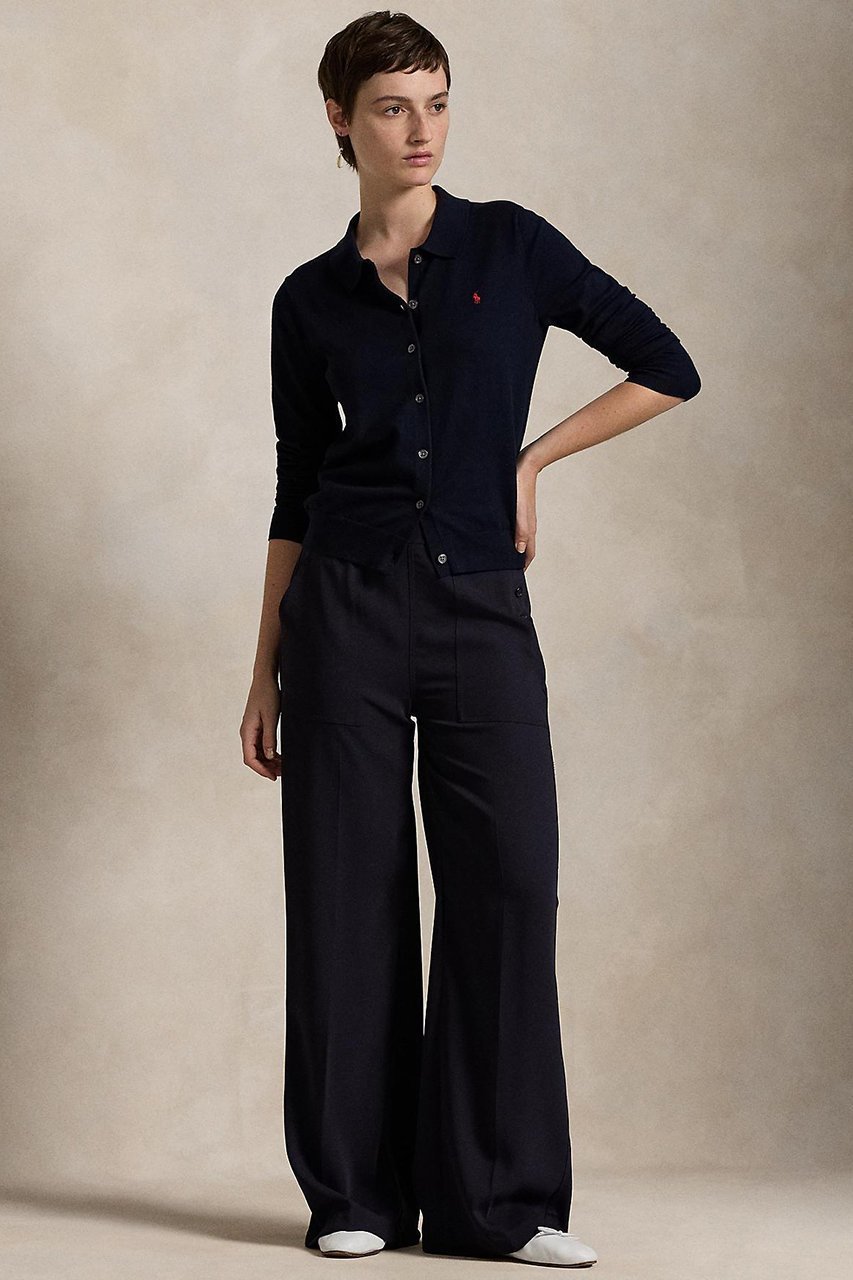 【ラルフローレン/RALPH LAUREN】の【POLO RALPH LAUREN】コットンブレンド Polo カーディガン 人気、トレンドファッション・服の通販 founy(ファニー) 　ファッション　Fashion　レディースファッション　Fashion for Women　トップス・カットソー　Cut & Sew Tops　ニット　Knit Tops & Sweaters　カーディガン・羽織り　Layered Style Cardigans　おすすめ　Recommended / Our Picks　カーディガン　Cardigan, Knitwear　クラシック　Classic, Timeless Style　シンプル　Simple, Minimal　ストレート　Straight, Straight Cut　フィット　Fit, Slim Fit　ポロシャツ　Polo Shirt, Collared Tee　長袖　Long Sleeve, Full Sleeve　other-2|ID: prp329100004418896 ipo3291000000035962188