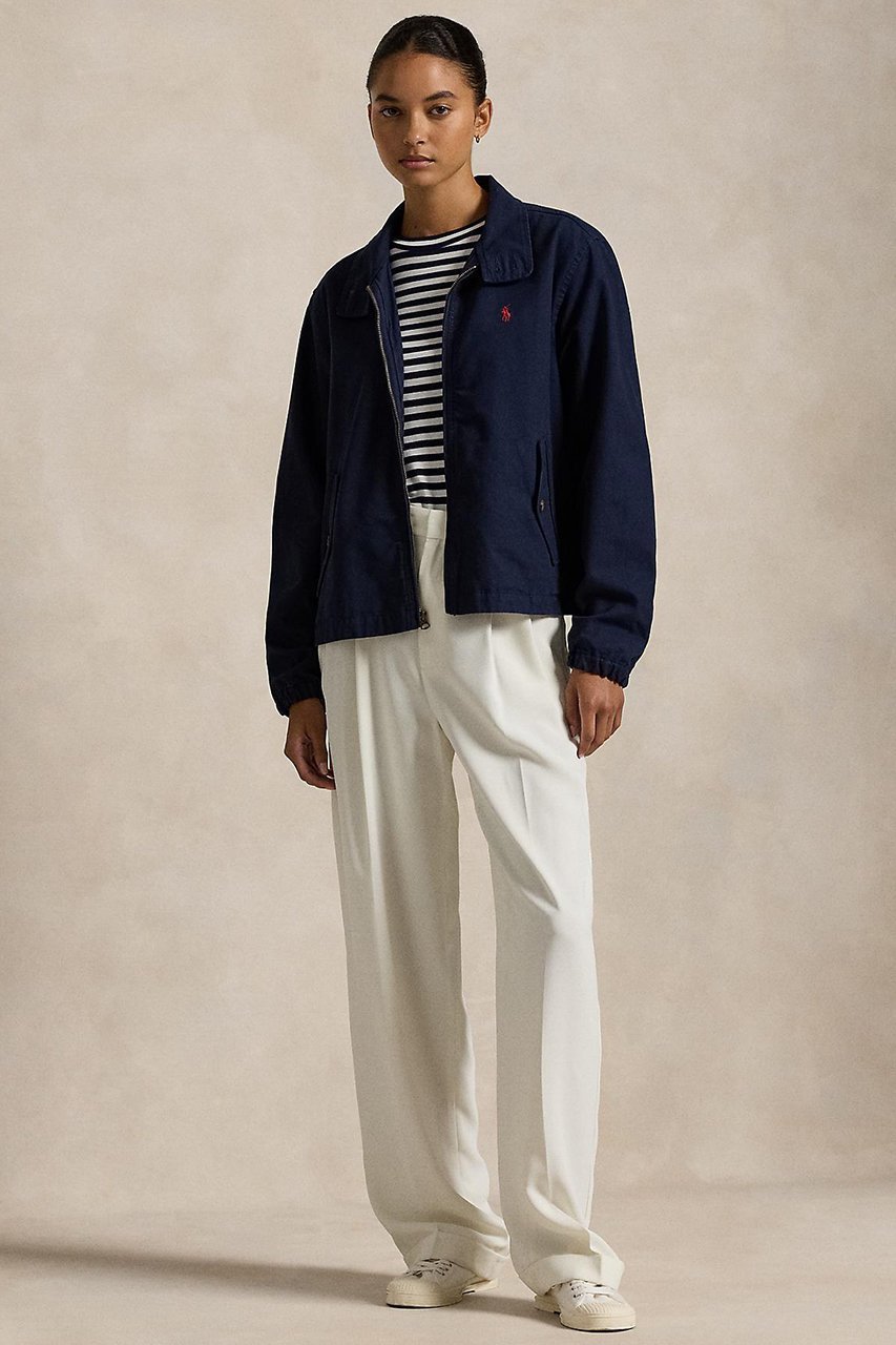 【ラルフローレン/RALPH LAUREN】の【POLO RALPH LAUREN】コットン キャンバス ジャケット 人気、トレンドファッション・服の通販 founy(ファニー) 　ファッション　Fashion　レディースファッション　Fashion for Women　アウター　Coat / Outerwear Collection　レディースジャケット・軽アウター　Jackets　カフス　Cuff Design　キャンバス　Canvas, Canvas Fabric　クロップド　Cropped, Short Length　ジャケット　Jacket, Outerwear　スタイリッシュ　Stylish, Fashionable　スタンド　Stand Collar, Upright Stand　ストレート　Straight, Straight Cut　デニム　Denim, Jeans Material　バランス　Balance, Style Balance　フィット　Fit, Slim Fit　フロント　Front, Front Design　ポケット　Pocket, Pocket Detail　ループ　Loop, Loop Knit　ワイド　Wide, Wide Fit　長袖　Long Sleeve, Full Sleeve　other-2|ID: prp329100004418900 ipo3291000000032958509