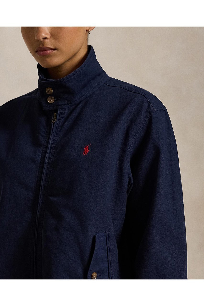 【ラルフローレン/RALPH LAUREN】の【POLO RALPH LAUREN】コットン キャンバス ジャケット 人気、トレンドファッション・服の通販 founy(ファニー) 　ファッション　Fashion　レディースファッション　Fashion for Women　アウター　Coat / Outerwear Collection　レディースジャケット・軽アウター　Jackets　カフス　Cuff Design　キャンバス　Canvas, Canvas Fabric　クロップド　Cropped, Short Length　ジャケット　Jacket, Outerwear　スタイリッシュ　Stylish, Fashionable　スタンド　Stand Collar, Upright Stand　ストレート　Straight, Straight Cut　デニム　Denim, Jeans Material　バランス　Balance, Style Balance　フィット　Fit, Slim Fit　フロント　Front, Front Design　ポケット　Pocket, Pocket Detail　ループ　Loop, Loop Knit　ワイド　Wide, Wide Fit　長袖　Long Sleeve, Full Sleeve　other-3|ID: prp329100004418900 ipo3291000000035720466