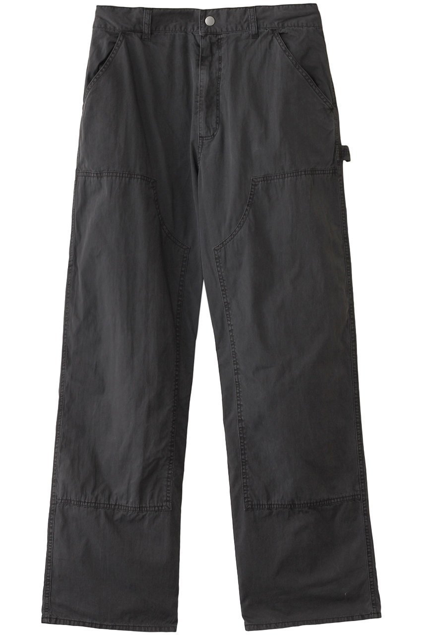 【エビコン/EVCON】の【UNISEX】C/N DOUBLE KNEE PANTS/パンツ インテリア・キッズ・メンズ・レディースファッション・服の通販 founy(ファニー) 　ファッション　Fashion　レディースファッション　Fashion for Women　パンツ　Pants & Trousers　ユニセックス　Unisex, Genderless　スポーティ　Sporty, Casual Athletic　トレンド　Trend, Trending Now　ワイド　Wide, Wide Fit　BLACK|ID: prp329100004418901 ipo3291000000032910020