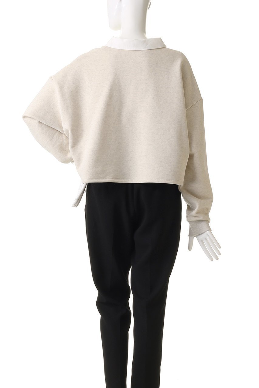 【プロタゴニスタ/PROTAGONISTA】のコットン スキッパー トップス 人気、トレンドファッション・服の通販 founy(ファニー) 　ファッション　Fashion　レディースファッション　Fashion for Women　トップス・カットソー　Cut & Sew Tops　シャツ・ブラウス・オフィスカジュアル　Elegant Blouses & Button-Ups　レディースパーカー・カジュアルフーディー　Casual Hoodies & Sweatshirts　ロングTシャツ・Tシャツ　Longline T-Shirts & Tees　スウェット・クルーネックトップス　Sweatshirts & Crewnecks / Relaxed Fit Sweat Tops　カットソー・ベーシックTシャツ　Cut-and-Sewn Tops / Stretch Tees & Basics　ショート　Short, Short Length　スキッパー　Skipper, Open Collar　バランス　Balance, Style Balance　ボトム　Bottoms, Lower Wear　リラックス　Relax, Relaxed Fit　other-4|ID: prp329100004418902 ipo3291000000032811563