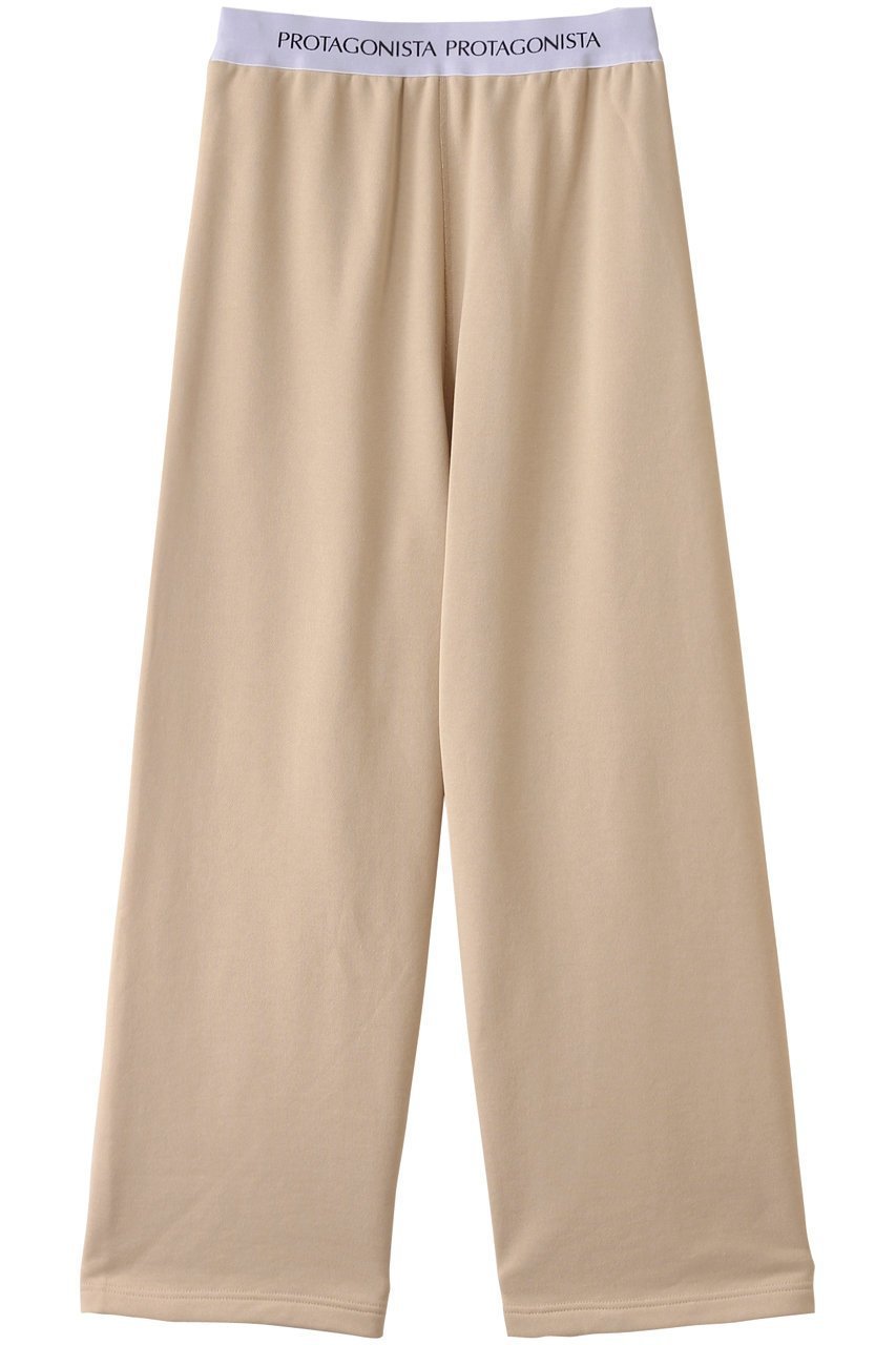 【プロタゴニスタ/PROTAGONISTA】のウエストロゴ イージーパンツ インテリア・キッズ・メンズ・レディースファッション・服の通販 founy(ファニー) ファッション Fashion レディースファッション Fashion for Women パンツ Pants & Trousers クロップド Cropped, Short Length スウェット / スエット Sweatshirt, Sweatwear ベージュ|ID: prp329100004418906 ipo3291000000035550720