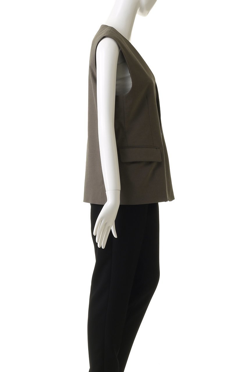 【プロタゴニスタ/PROTAGONISTA】のリネン混ベスト 人気、トレンドファッション・服の通販 founy(ファニー) 　ファッション　Fashion　レディースファッション　Fashion for Women　アウター　Coat / Outerwear Collection　レディースジャケット・軽アウター　Jackets　シンプル　Simple, Minimal　ジャケット　Jacket, Outerwear　ベスト　Vest, Waistcoat　マニッシュ　Mannish, Boyish　リネン　Linen, Linen Fabric　夏　Summer　other-3|ID: prp329100004418908 ipo3291000000034956421