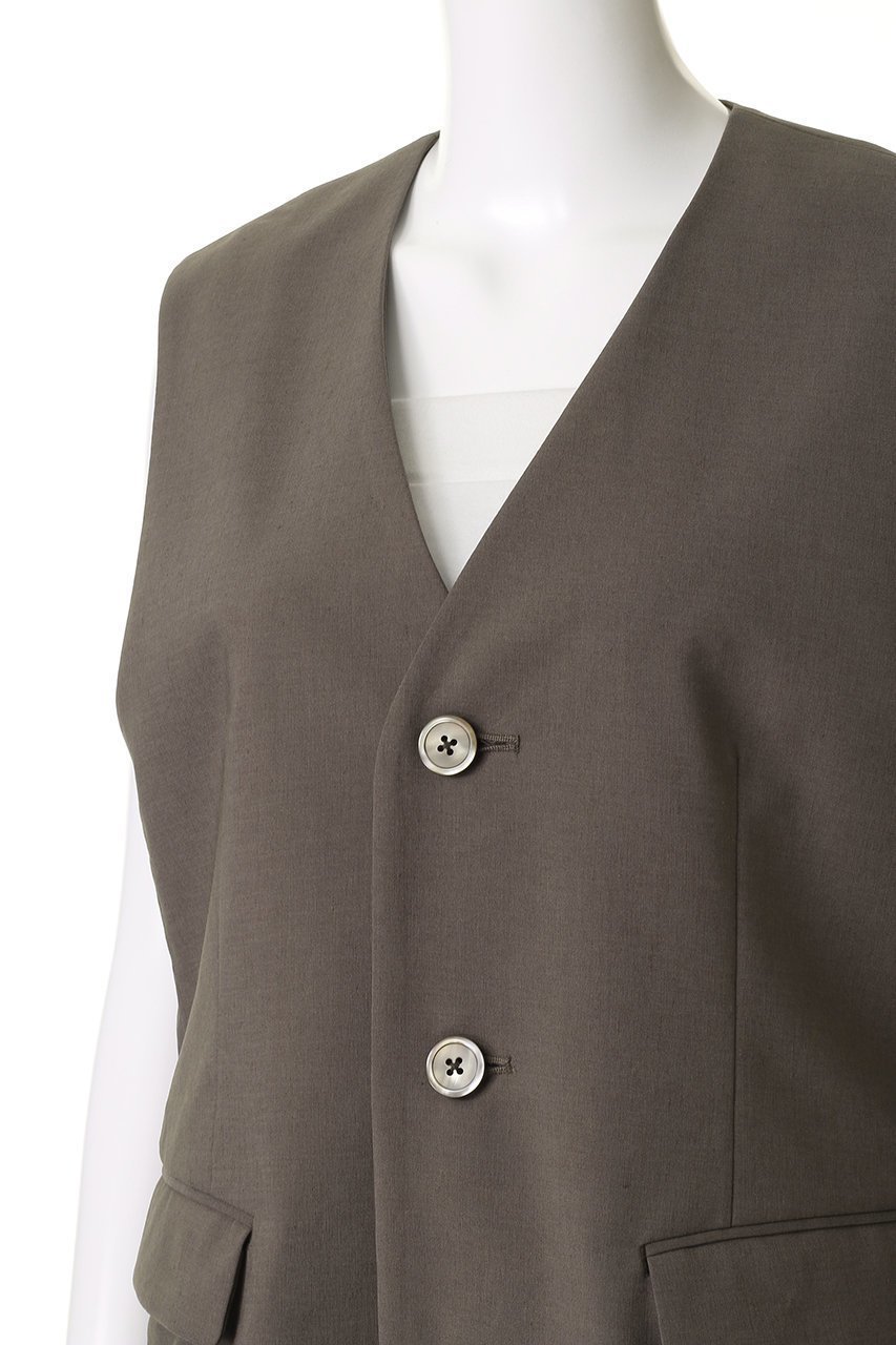 【プロタゴニスタ/PROTAGONISTA】のリネン混ベスト 人気、トレンドファッション・服の通販 founy(ファニー) 　ファッション　Fashion　レディースファッション　Fashion for Women　アウター　Coat / Outerwear Collection　レディースジャケット・軽アウター　Jackets　シンプル　Simple, Minimal　ジャケット　Jacket, Outerwear　ベスト　Vest, Waistcoat　マニッシュ　Mannish, Boyish　リネン　Linen, Linen Fabric　夏　Summer　other-5|ID: prp329100004418908 ipo3291000000034956425