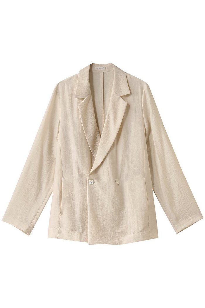【プロタゴニスタ/PROTAGONISTA】のシルクブレンド ジャケット インテリア・キッズ・メンズ・レディースファッション・服の通販 founy(ファニー) https://founy.com/ ファッション Fashion レディースファッション WOMEN アウター Coat Outerwear ジャケット Jackets シルク Silk ジャケット Jacket ラグジュアリー Luxury |ID: prp329100004418909 ipo3291000000030850798
