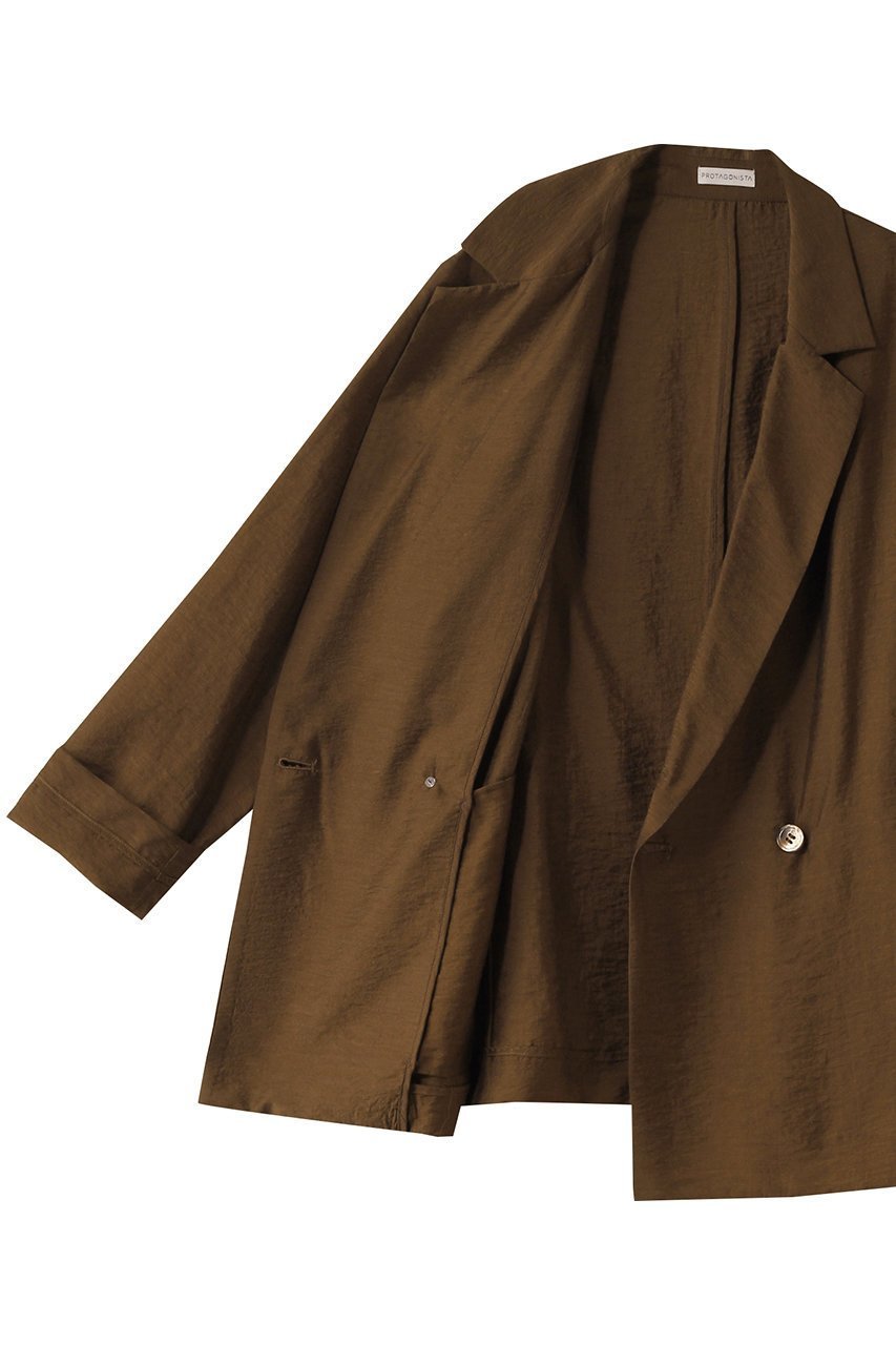 【プロタゴニスタ/PROTAGONISTA】のシルクブレンド ジャケット 人気、トレンドファッション・服の通販 founy(ファニー) 　ファッション　Fashion　レディースファッション　Fashion for Women　アウター　Coat / Outerwear Collection　レディースジャケット・軽アウター　Jackets　シルク　Silk, 100% Silk　ジャケット　Jacket, Outerwear　ラグジュアリー　Luxury, Elegant　other-6|ID: prp329100004418909 ipo3291000000032960522
