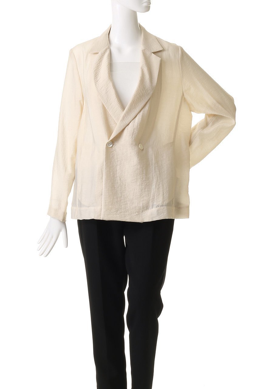 【プロタゴニスタ/PROTAGONISTA】のシルクブレンド ジャケット 人気、トレンドファッション・服の通販 founy(ファニー) 　ファッション　Fashion　レディースファッション　Fashion for Women　アウター　Coat / Outerwear Collection　レディースジャケット・軽アウター　Jackets　シルク　Silk, 100% Silk　ジャケット　Jacket, Outerwear　ラグジュアリー　Luxury, Elegant　other-2|ID: prp329100004418909 ipo3291000000034956432