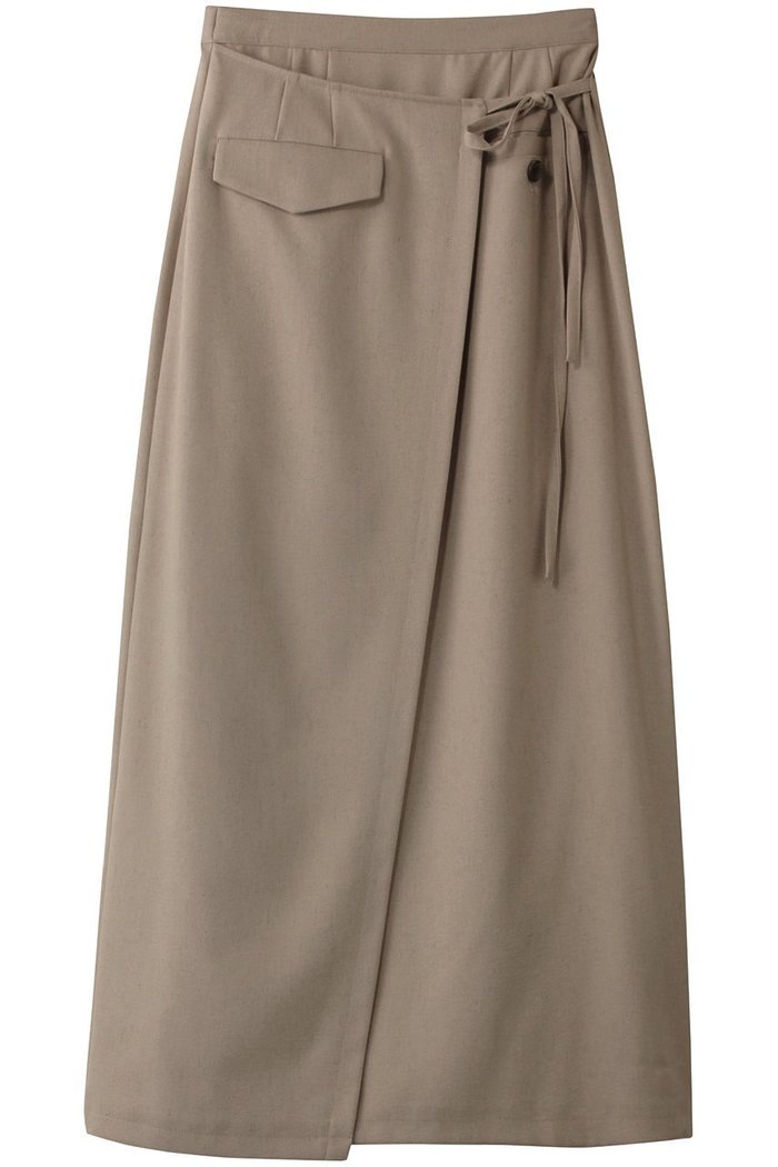 【マノフ/MANOF】のLINEN WRAP SKIRT/スカート インテリア・キッズ・メンズ・レディースファッション・服の通販 founy(ファニー) https://founy.com/ ファッション Fashion レディースファッション Fashion for Women スカート Skirts ロングスカート Long Skirts / Maxi & Midi Skirts フロント Front, Front Design ポケット Pocket, Pocket Detail ラップ Wrap, Wrap Design ロング Long, Long-Length |ID: prp329100004418910 ipo3291000000032824587