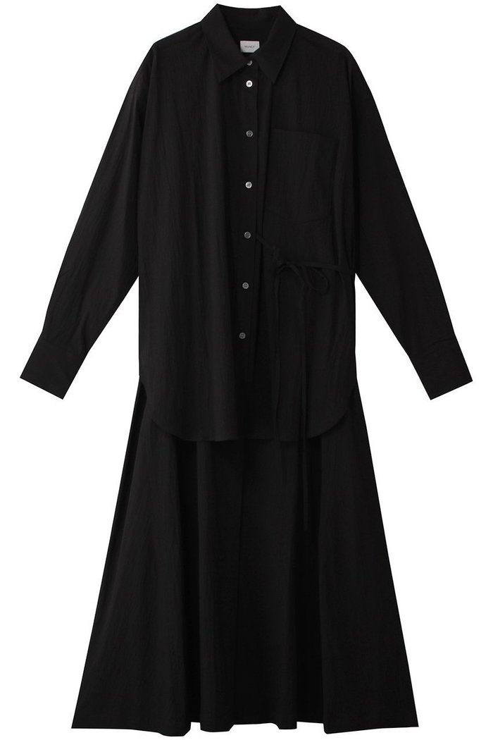 【マノフ/MANOF】のLAYER SHIRTS ONE PIECE/ワンピース インテリア・キッズ・メンズ・レディースファッション・服の通販 founy(ファニー) https://founy.com/ ファッション Fashion レディースファッション Fashion for Women ワンピース Dresses チュニック Tunic Tops & Dresses インナー Innerwear ギャザー Gathered, Ruffled チュニック Tunic, Long Top ドッキング Docking, Mixed Material ロング Long, Long-Length |ID: prp329100004418911 ipo3291000000032874250