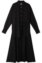 【マノフ/MANOF】のLAYER SHIRTS ONE PIECE/ワンピース 人気、トレンドファッション・服の通販 founy(ファニー) ファッション Fashion レディースファッション Fashion for Women ワンピース Dresses チュニック Tunic Tops & Dresses インナー Innerwear ギャザー Gathered, Ruffled チュニック Tunic, Long Top ドッキング Docking, Mixed Material ロング Long, Long-Length thumbnail BLACK|ID: prp329100004418911 ipo3291000000034954817