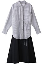 【マノフ/MANOF】のLAYER SHIRTS ONE PIECE/ワンピース 人気、トレンドファッション・服の通販 founy(ファニー) ファッション Fashion レディースファッション Fashion for Women ワンピース Dresses チュニック Tunic Tops & Dresses インナー Innerwear ギャザー Gathered, Ruffled チュニック Tunic, Long Top ドッキング Docking, Mixed Material ロング Long, Long-Length thumbnail STRIPE|ID: prp329100004418911 ipo3291000000034954818