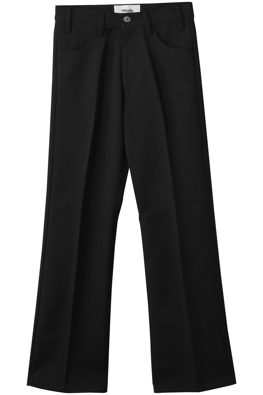 【オブラダ/Oblada】のDINNER パンツ インテリア・キッズ・メンズ・レディースファッション・服の通販 founy(ファニー) 　ファッション　Fashion　レディースファッション　Fashion for Women　パンツ　Pants & Trousers　おすすめ　Recommended / Our Picks　ストレート　Straight, Straight Cut　スニーカー　Sneakers, Trainers　センター　Center, Center Line　ダウン　Down, Puffer　エレガント 上品　Elegant　人気　Popular, Best Seller　ブラック|ID: prp329100004418913 ipo3291000000032910061