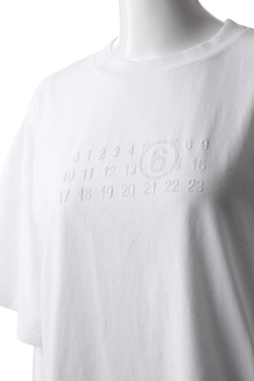 【エムエム6 メゾン マルタン マルジェラ/MM6 Maison Martin Margiela】のナンバリング ロゴ プリント Tシャツ 人気、トレンドファッション・服の通販 founy(ファニー) 　ファッション　Fashion　レディースファッション　WOMEN　トップス・カットソー　Tops/Tshirt　シャツ/ブラウス　Shirts/Blouses　ロング / Tシャツ　T-Shirts　カットソー　Cut and Sewn　ショート　Short　シンプル　Simple　スリーブ　Sleeve　ビッグ　Big　フロント　Front　プリント　Print　モノトーン　Monotone　other-5|ID: prp329100004418921 ipo3291000000031329349